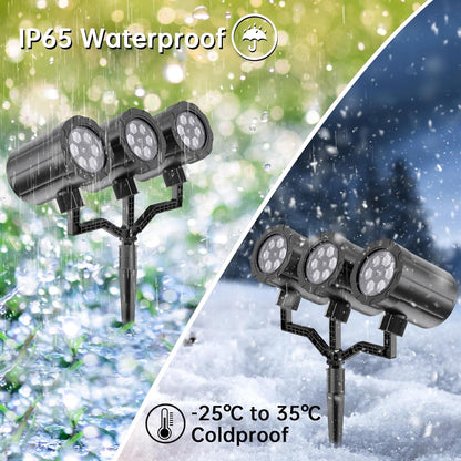 GUSODOR Triple-Head Snowfall Light – Impressive Birthday and Holiday Gift for Mom, Her, and the Hard-to-Shop-For