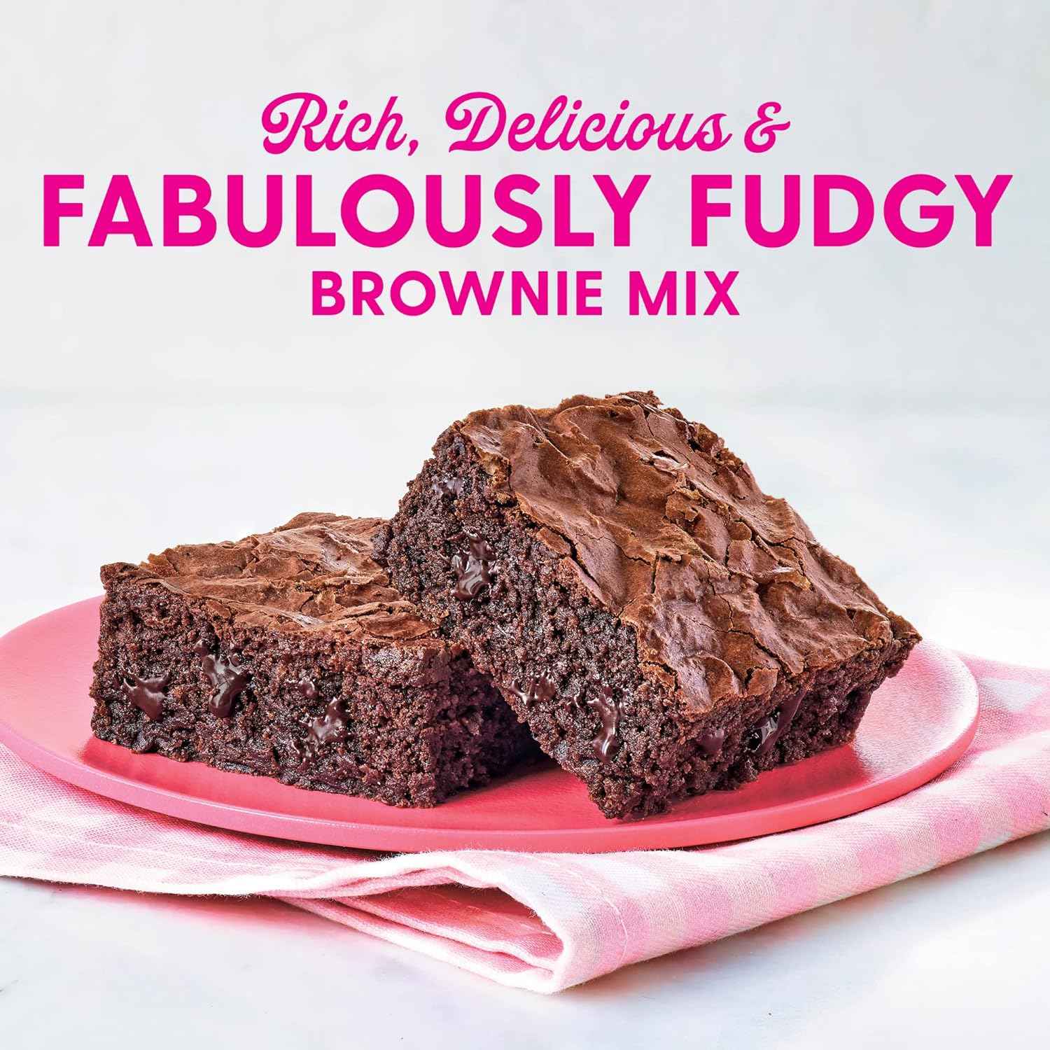 Duncan Hines Dolly Parton Brownie Mix Fabulously Double Fudge – Quick Study Break Dessert for Home Office and Dorm Rooms, 17.6 oz
