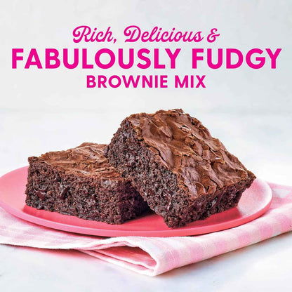 Duncan Hines Dolly Parton Brownie Mix Fabulously Double Fudge – Quick Study Break Dessert for Home Office and Dorm Rooms, 17.6 oz