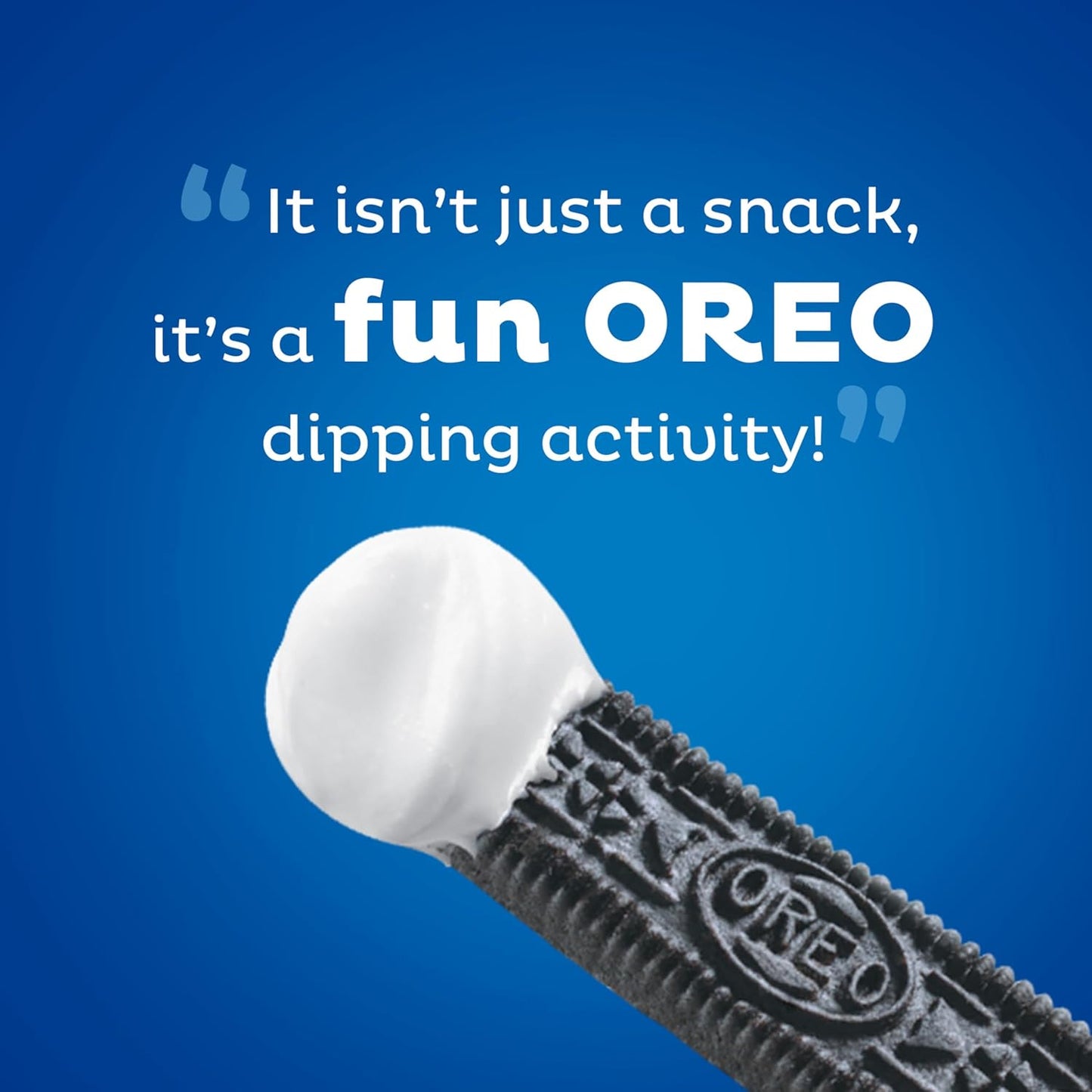 Handi-Snacks OREO Cookie Sticks 'N Creme Dip Snack Packs for Road Trips, Picnics, and Theme Park Bags, 20 Portable Packs