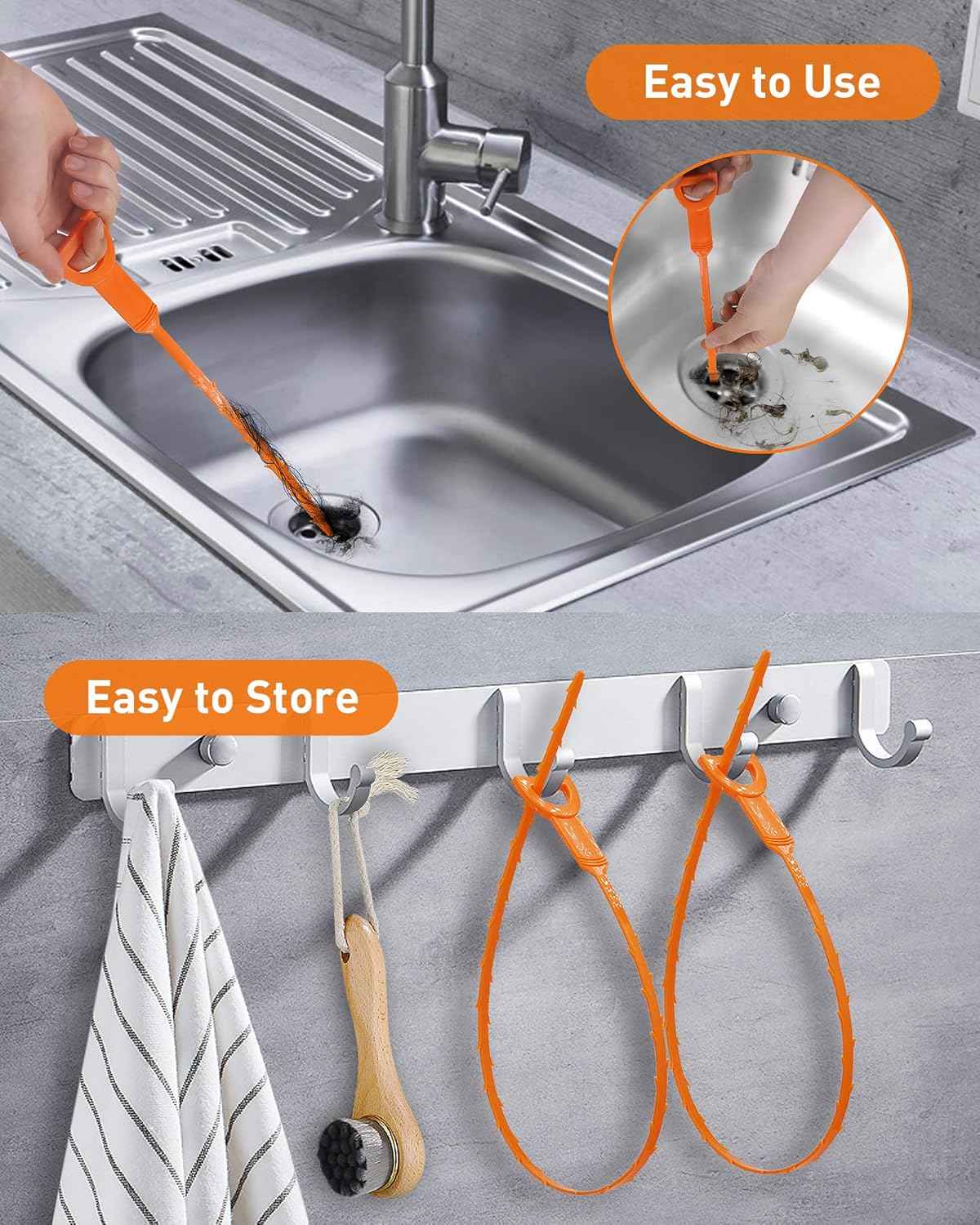 Drain Weasel – Family Safe Hair Drain Remover for Kids Bathroom and Nursery