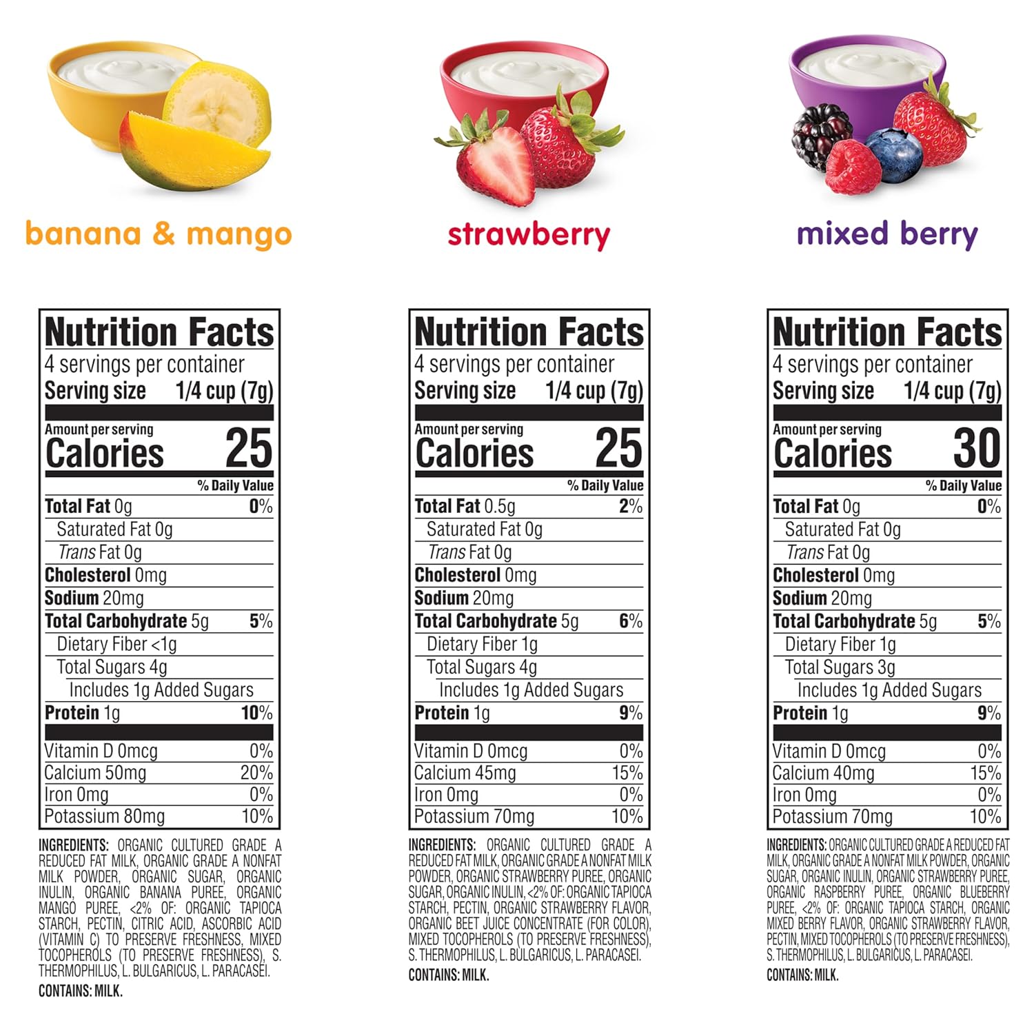 Happy Baby Organics Yogis – USDA Organic Freeze-Dried Yogurt Snack for Clean-Label Families, 1 oz Variety Pack