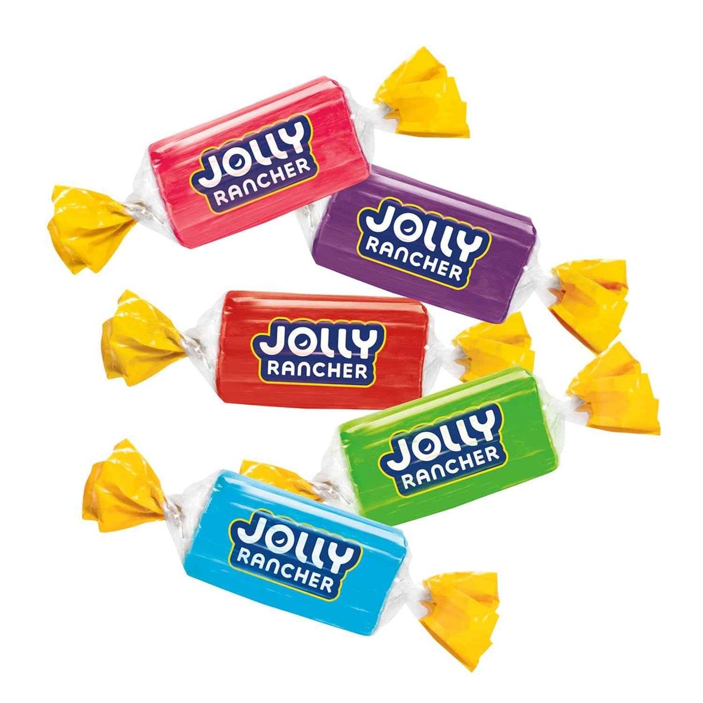 JOLLY RANCHER Assorted Fruit Hard Candy Resealable Bag, Nostalgic Stocking Stuffer and Holiday Candy Dish Gift, 14 oz