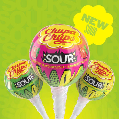 Chupa Chups Sour Lollipops – Grab-and-go Candy for Picnics, Hiking, and Outdoor Movie Nights