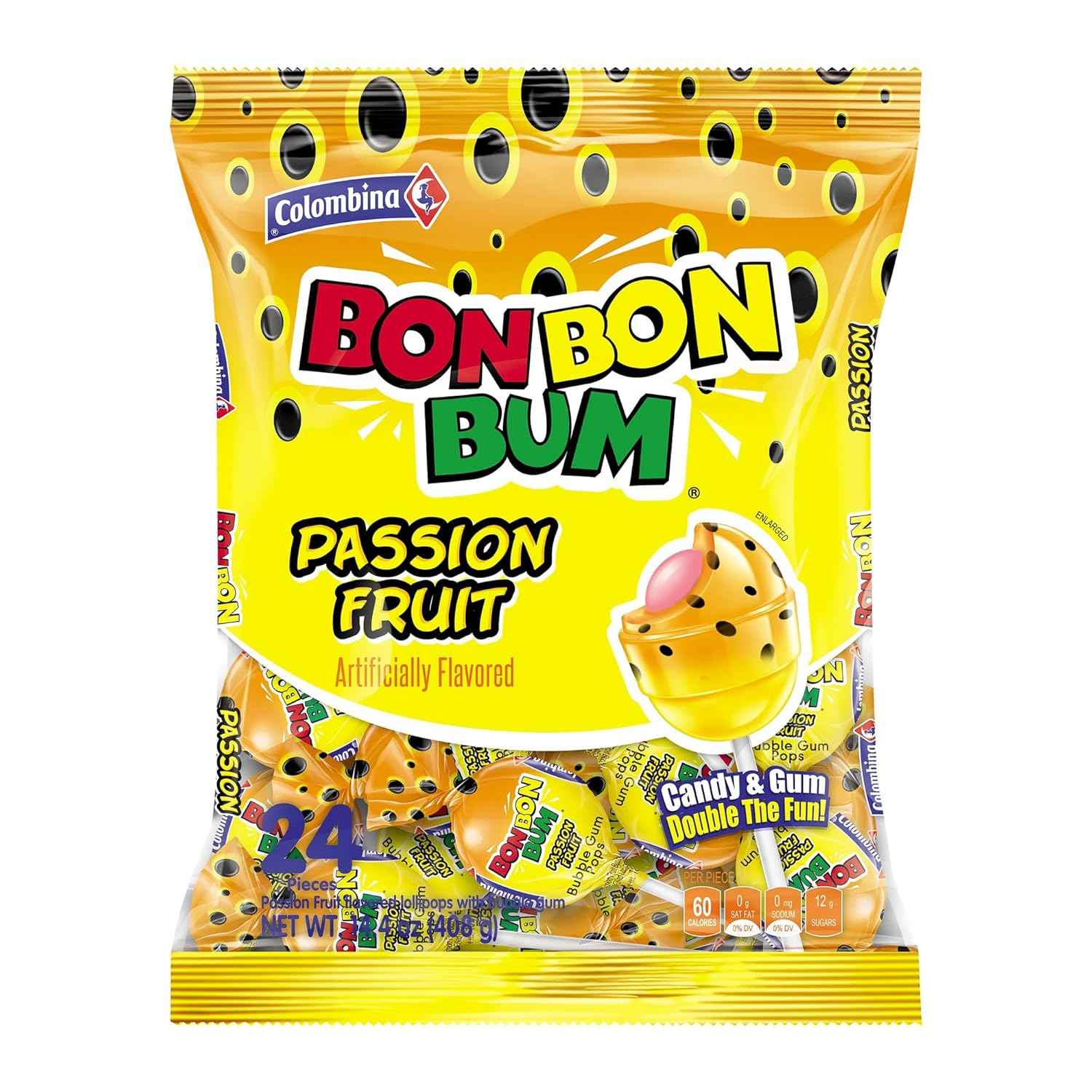 Colombina Bon Bon Bum Zombie Tongue Painter – Novelty Gag Gift and Halloween Trick-or-Treat Lollipop for Prank Lovers