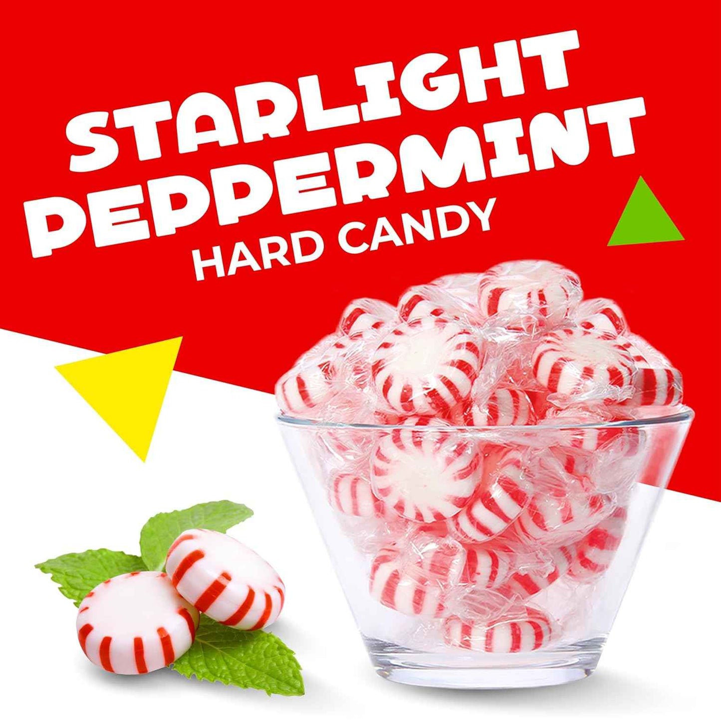 Starlight Peppermint Mints – Holiday Stocking Stuffer and Housewarming Gift, 75 Count Bulk Hard Candy