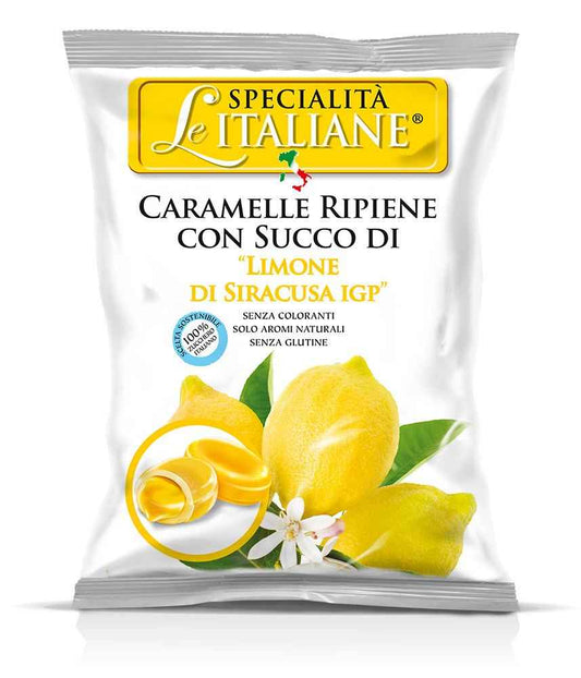 Serra Le Italiane, Italian Natural Lemon Hard Candy – Clean Label Treat for the Calming After Dinner Wind Down Ritual