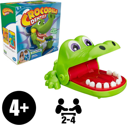 Hasbro Gaming Crocodile Dentist Kids Game – Birthday Gift for Boys and Girls Ages 4 to 8, Amazon Exclusive