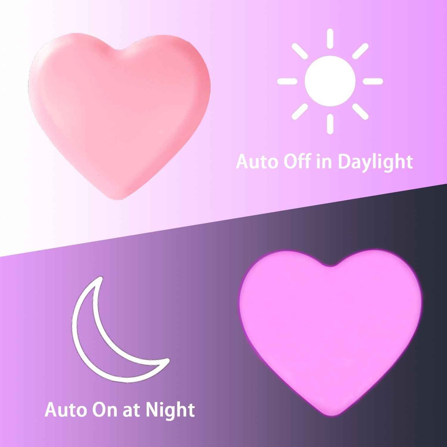 INZU Auto Dusk to Dawn Night Light – Flameless LED Plug-in for Hallway, Stairway, and Bathroom Nighttime Safety