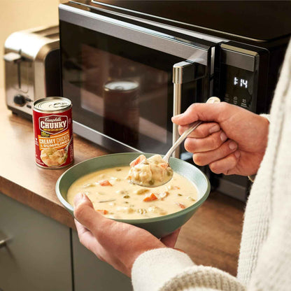 Campbell's Chunky Soup, Creamy Chicken and Dumplings – Ready-in-Minutes Desk Lunch for Busy Workdays