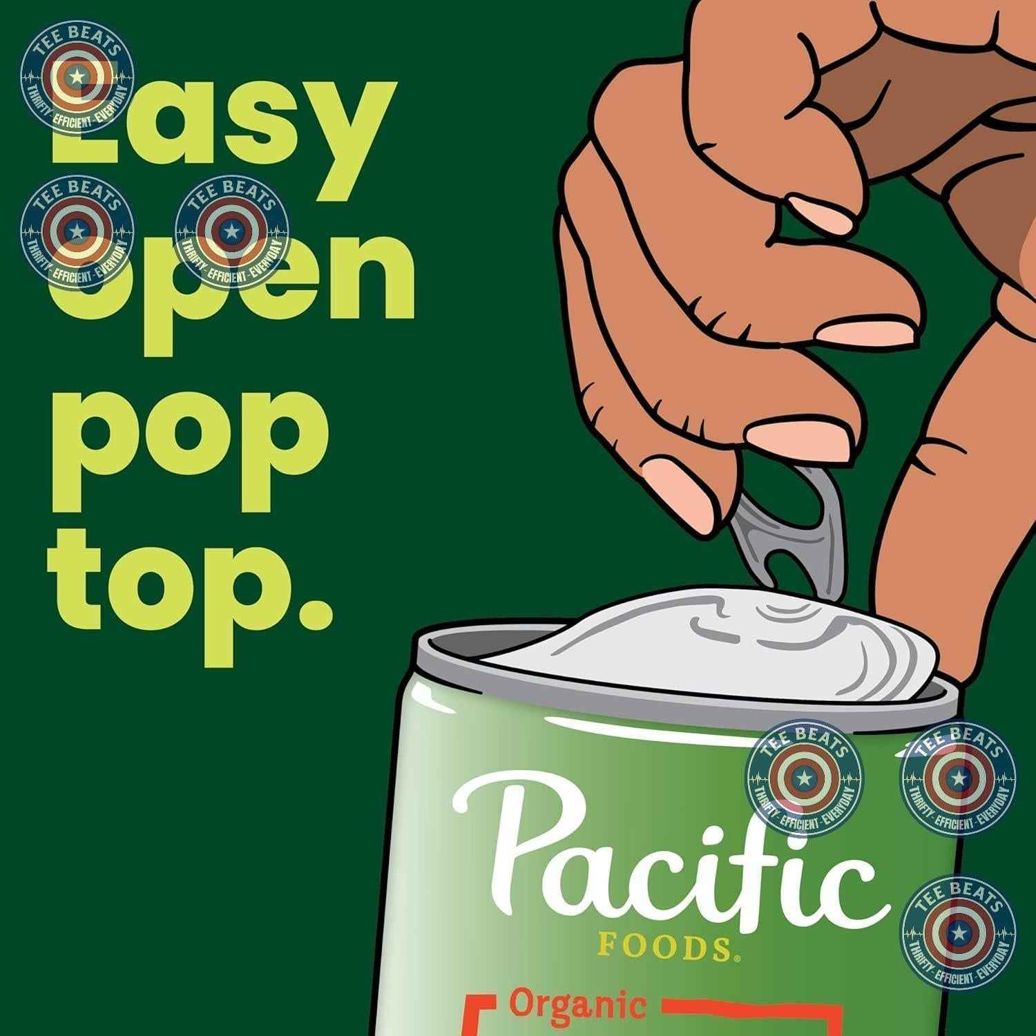 Pacific Foods Organic Chicken Noodle Soup, 16.1 oz Can – Easy School Lunchbox Soup for Picky Eaters