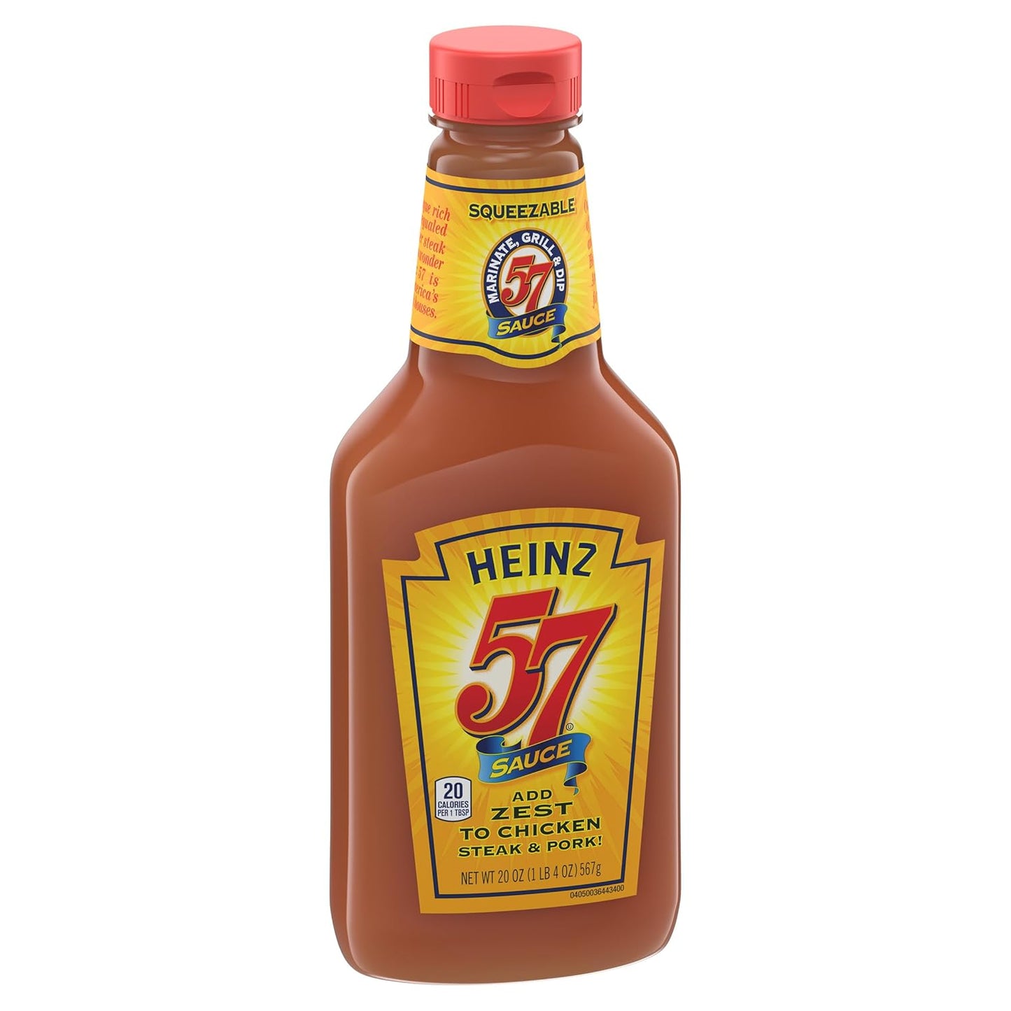 Heinz 57 Original Sauce for Dads Who Grill, 20 oz Bottle as a Birthday or Father's Day Gift