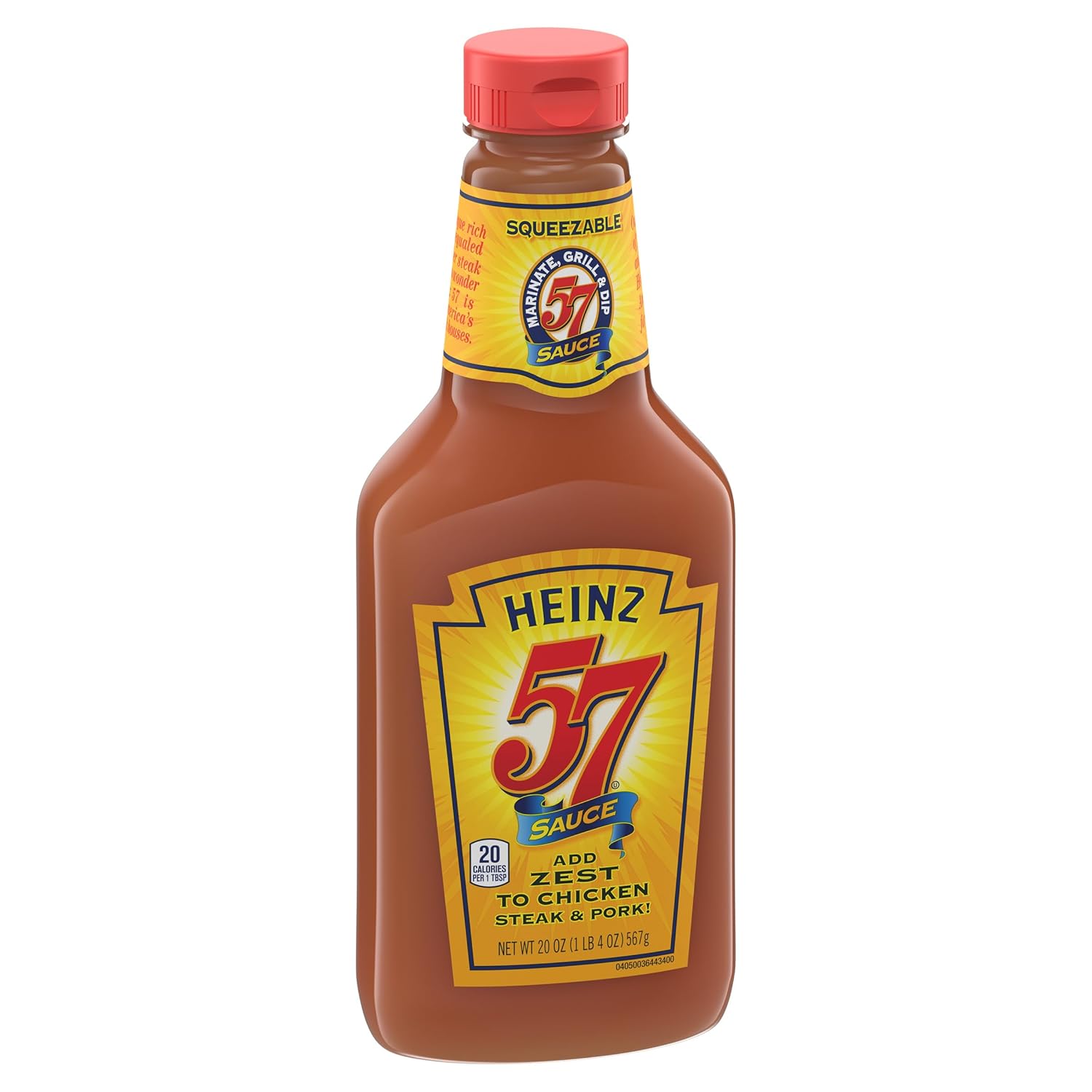 Heinz 57 Original Sauce for Dads Who Grill, 20 oz Bottle as a Birthday or Father's Day Gift