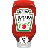 Heinz Tomato Ketchup, 32 oz Bottle – Backyard BBQ Topping for Burgers and Hot Dogs on the Patio Grill