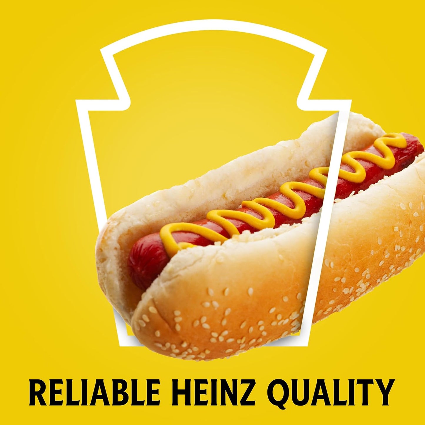 Heinz Yellow Mustard, 8 oz Squeeze Bottle – Zero-Calorie Flavor Boost for Diet-Conscious Meals and Meal Prep