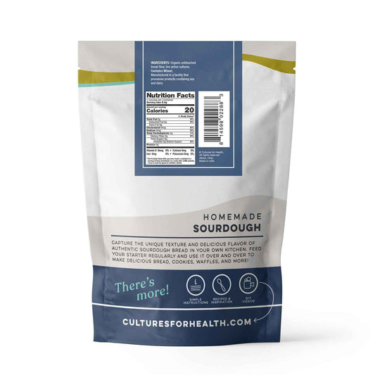Cultures for Health San Francisco Sourdough Starter – Family Baking Project for the Home Kitchen with Kids