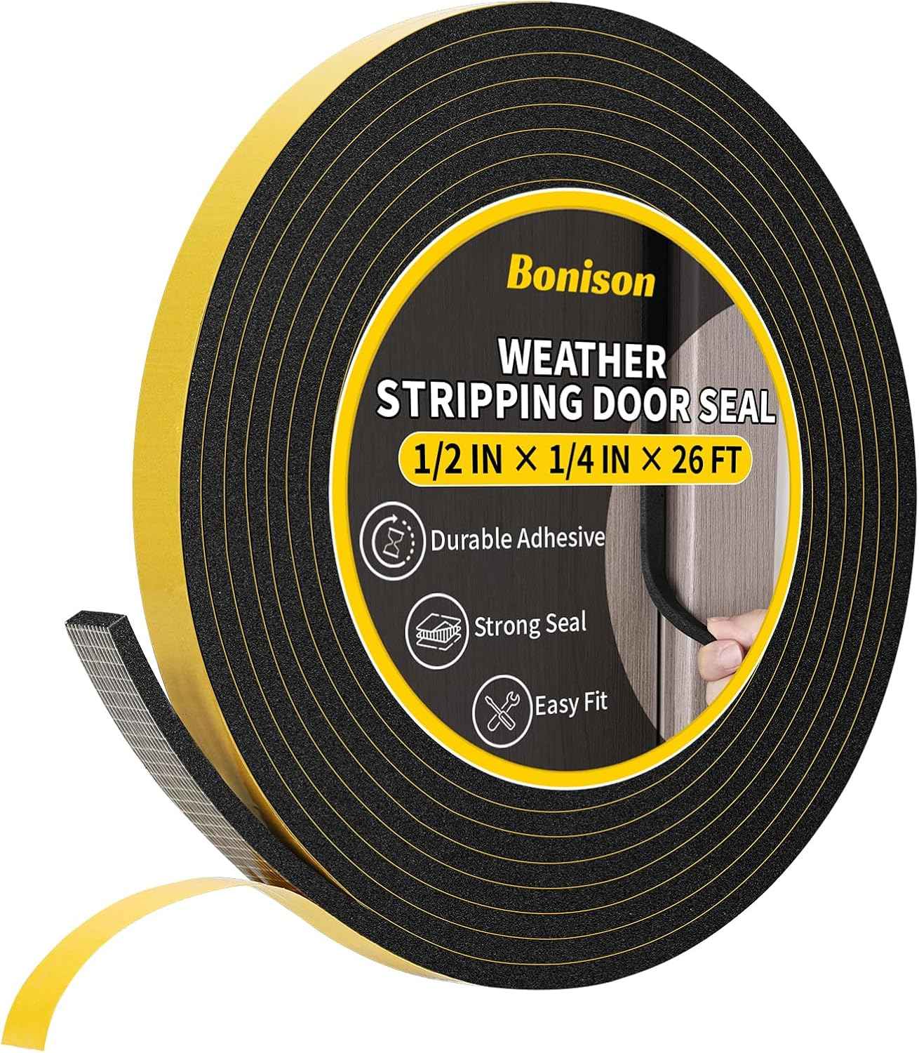 Foam Seal Solutions - Single-Roll Door Seal for Clutter-Free DIY Home