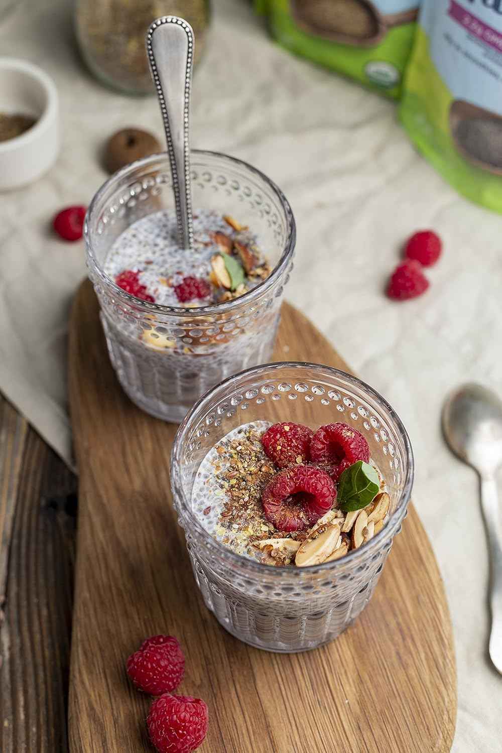 Carrington Farms Flax Chia Blend – Clean Eating Family Staple for Muffin Batter and Cereal Topping, USDA Organic