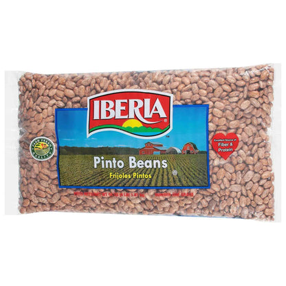 Iberia Pinto Beans 4 lb – Single-Ingredient Bulk Pantry Staple for Clutter-Free Meal Prep