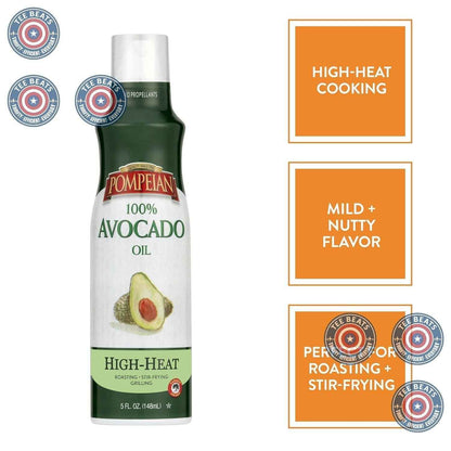 Pompeian Avocado Oil Cooking Spray – Thoughtful Housewarming Gift for Health-Conscious Home Chefs, 5 Fl Oz