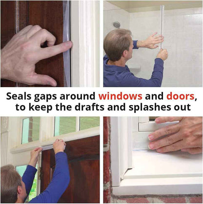 Alien Draft Seal – Invisible Draft Stopper for Bedroom Windows and Front Door Entryways