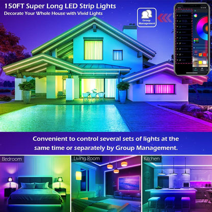 HiLighting 300FT LED Strip Lights Flameless and Cool to Touch – Safer Alternative to Candles for Kids Bedroom and Pet Friendly Homes