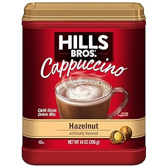 Hills Bros. Sugar Free French Vanilla Instant Cappuccino – Home Office Focus Drink, Just Add Water for a Quick Midday Pick-Me-Up