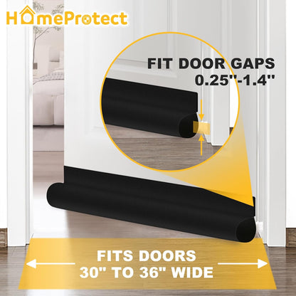 HomeProtect Draft Stopper for Bedroom Door – Block Nighttime Noise and Light for Deeper, Restorative Sleep