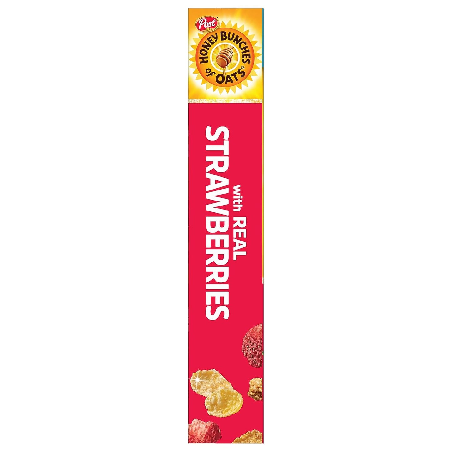 Honey Bunches of Oats with Strawberries Breakfast Cereal – Kid-Friendly Cereal for the Family Pantry and Lunchbox Station