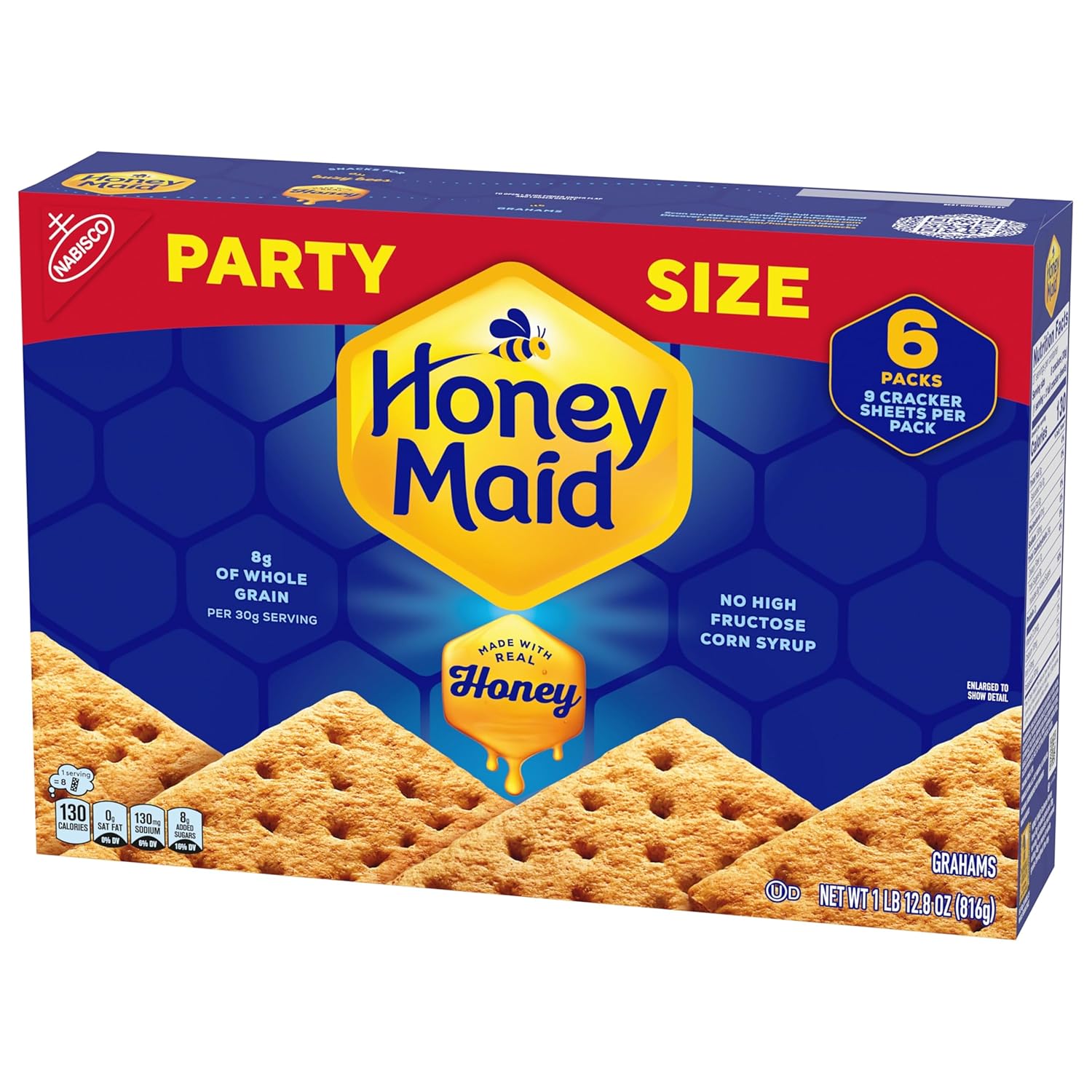 HONEY MAID Graham Crackers – Kids Lunchbox Snack, School Safe and Honey Sweet