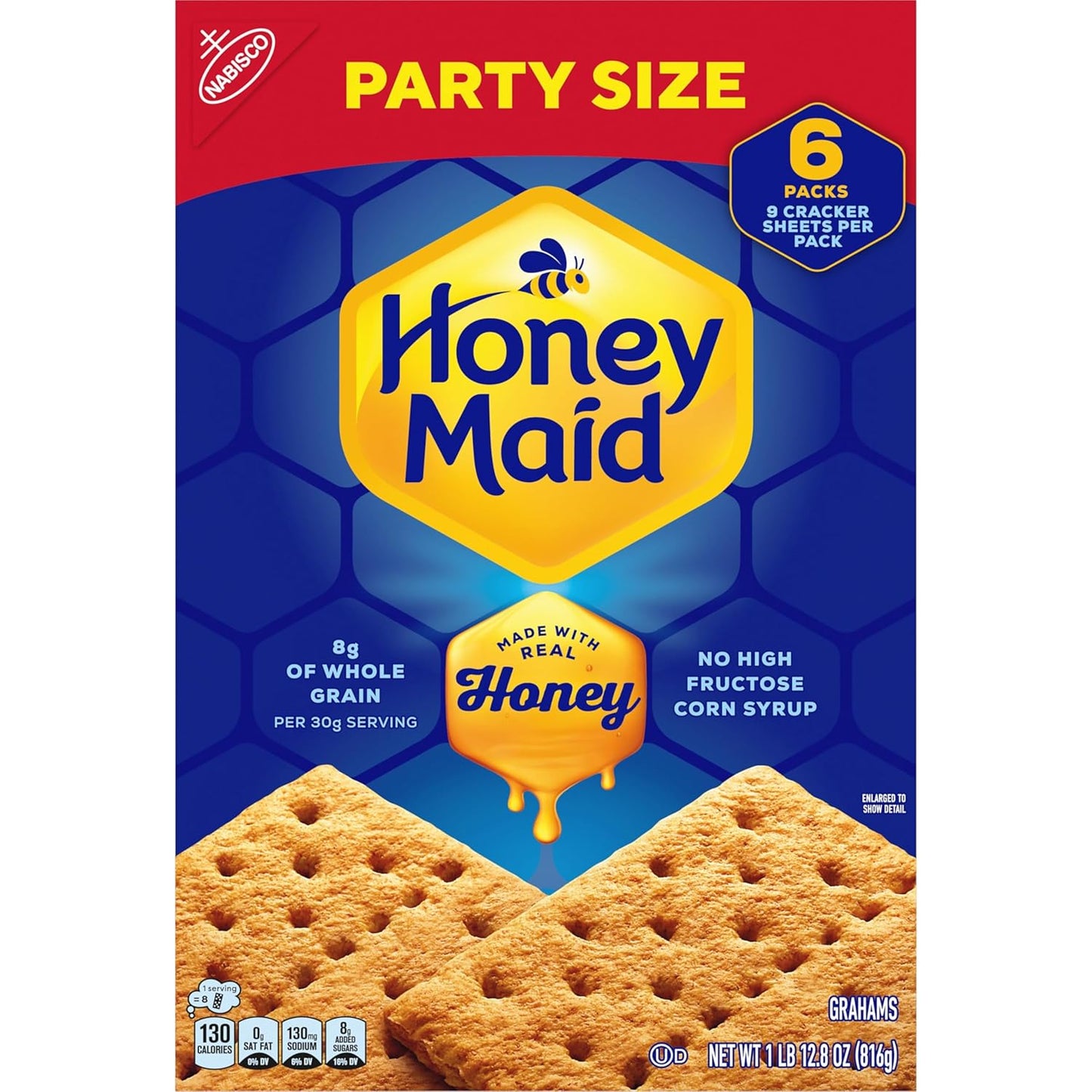 HONEY MAID Graham Crackers – Kids Lunchbox Snack, School Safe and Honey Sweet