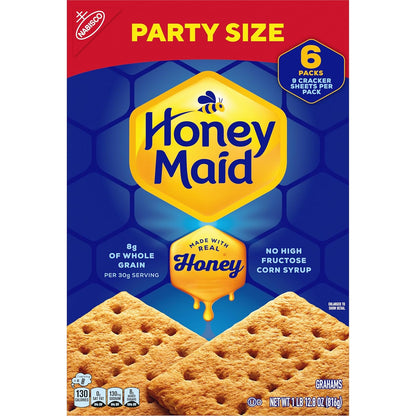 HONEY MAID Graham Crackers – Kids Lunchbox Snack, School Safe and Honey Sweet