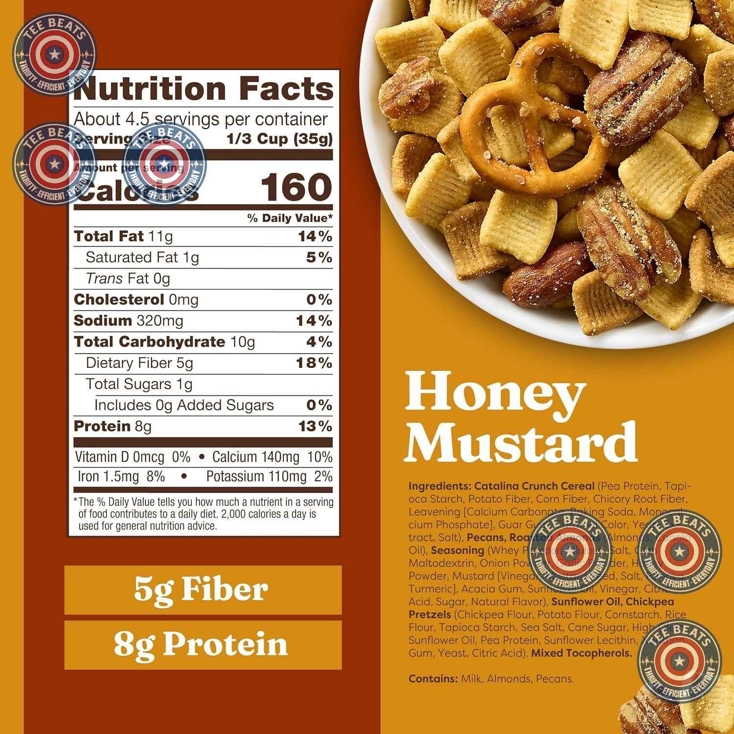 Catalina Crunch Protein Snack Mix – Focused Workday Fuel for Commuter Bags and Office Desks, Keto Friendly and 1g Sugar