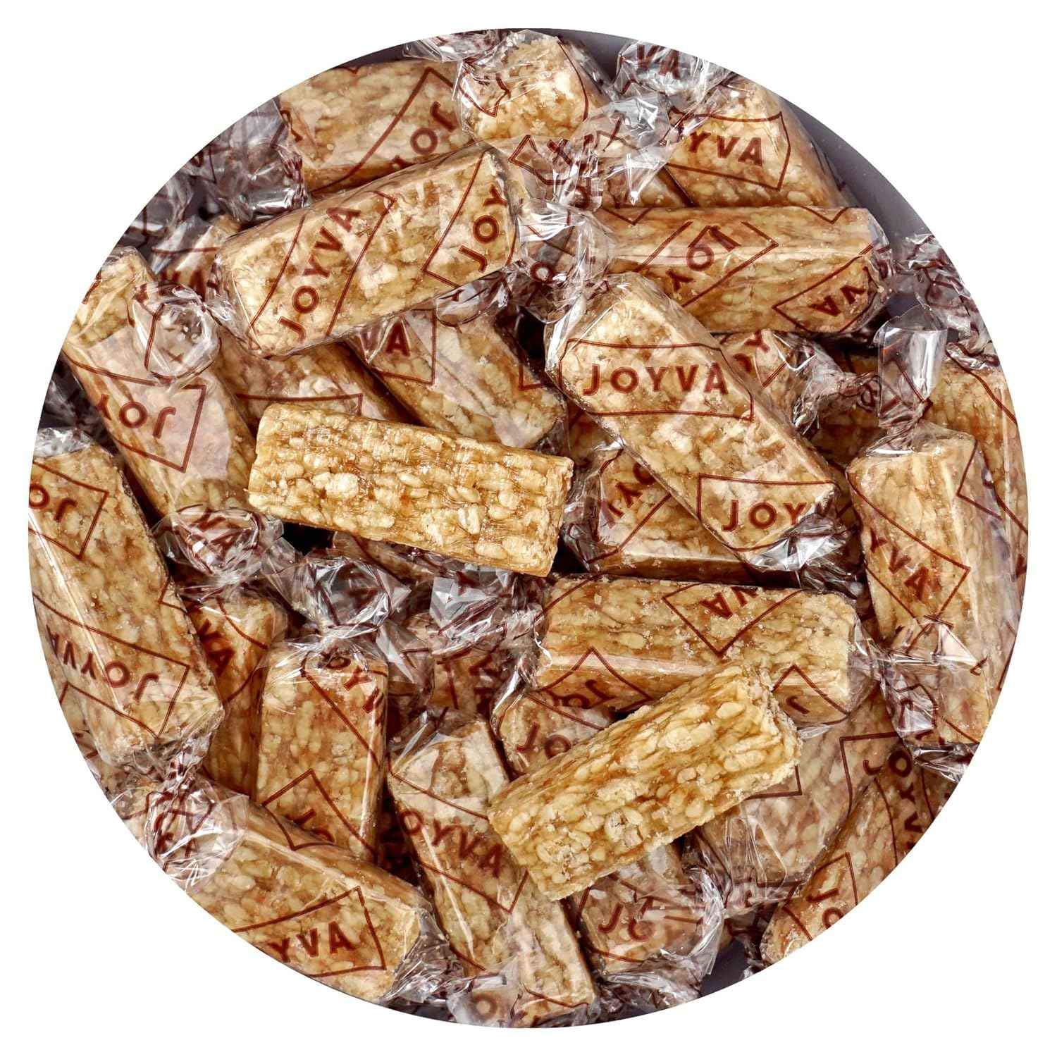 Hampton Popcorn & Candy Company Honey Sesame Crunch Bars, 1-Pound Bag – Pre-Portioned Lunchbox Candy for Kids, Playdates, and Classroom Parties