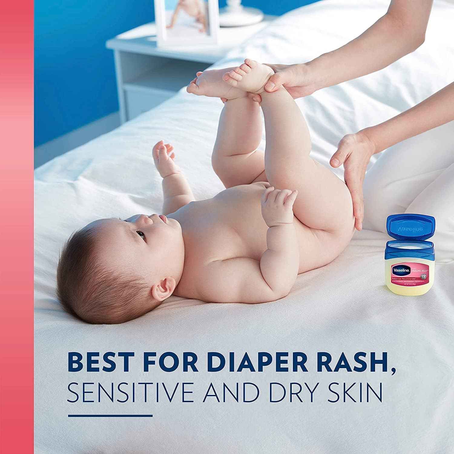 Vaseline Petroleum Jelly Baby Skincare Set – Practical New Parent Gift Basket Essential for Hospital Visits