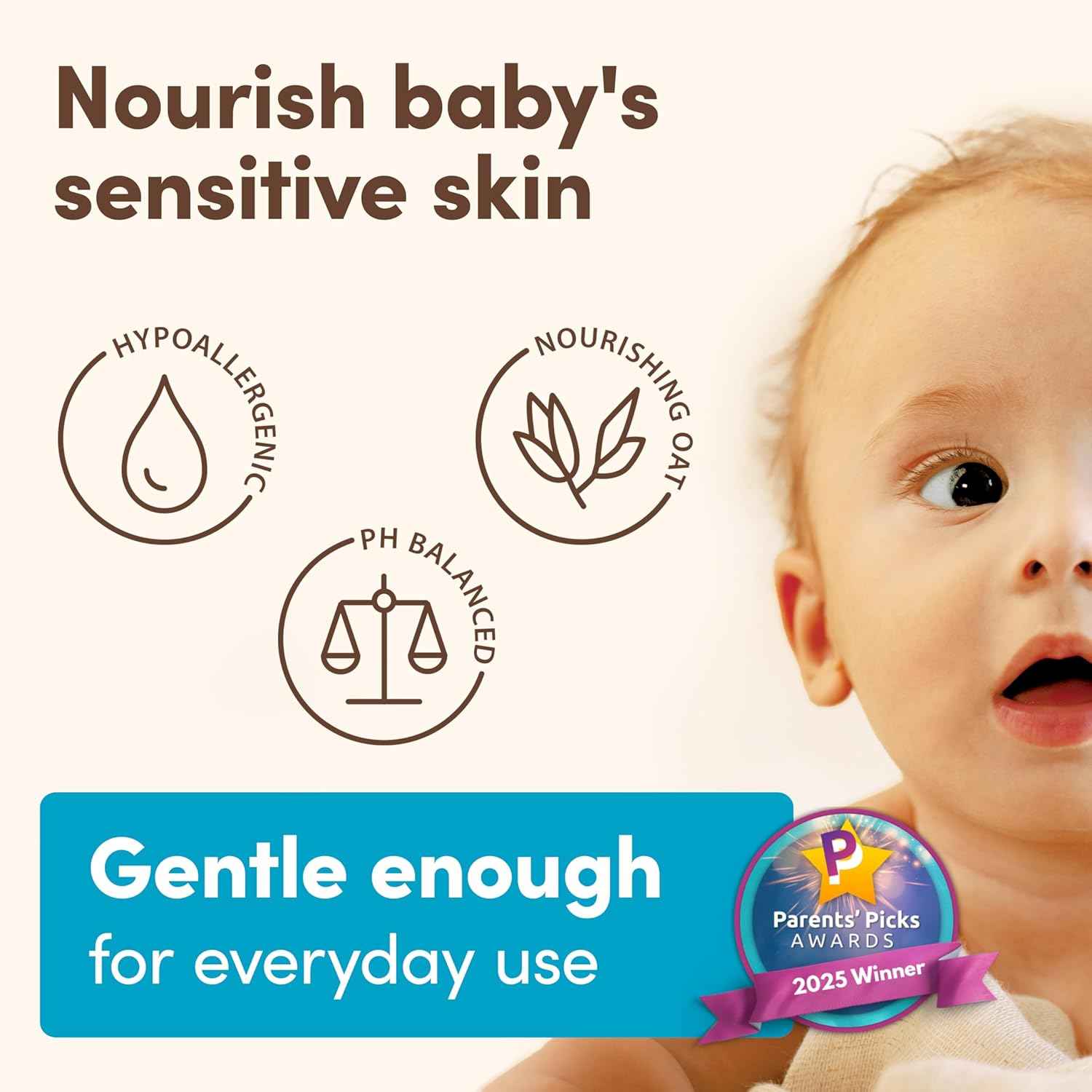 Aveeno Baby Daily Moisture Lotion – Calming Post-Bath Skincare Ritual for Newborns & Infants