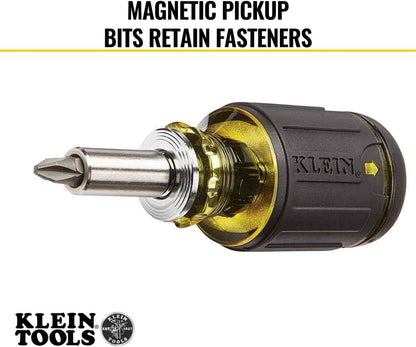 Klein Tools 32308 Stubby Screwdriver – Practical Gift for Electricians and DIY Homeowners
