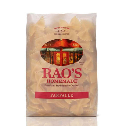 Rao's Homemade Farfalle Pasta, 1 lb Italian Import, Versatile Pantry Staple for Everyday Cooking