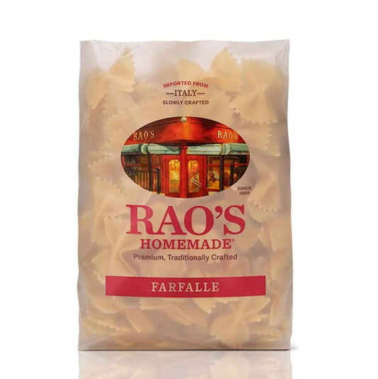 Rao's Homemade Farfalle Pasta, 1 lb Italian Import, Versatile Pantry Staple for Everyday Cooking