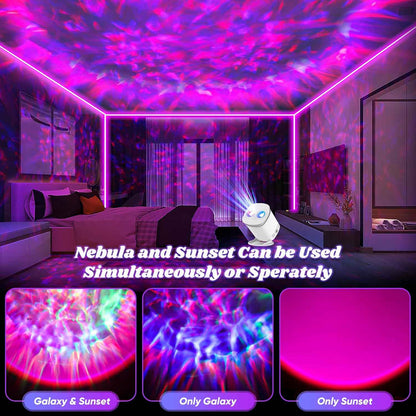 Galaxy Projector Night Light for Kids – Safe Auto-Shutoff Bedside Lamp for Nursery and Playroom Calm-Down Time