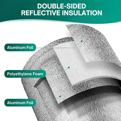 Reflective Window Insulation Roll – Clean-Line Radiant Barrier for Uncluttered Home Interiors