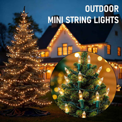 TW SHINE 20 ft Christmas String Lights – Aesthetic Indoor Decor for Bedroom, Living Room, and Staircase Accent Lighting