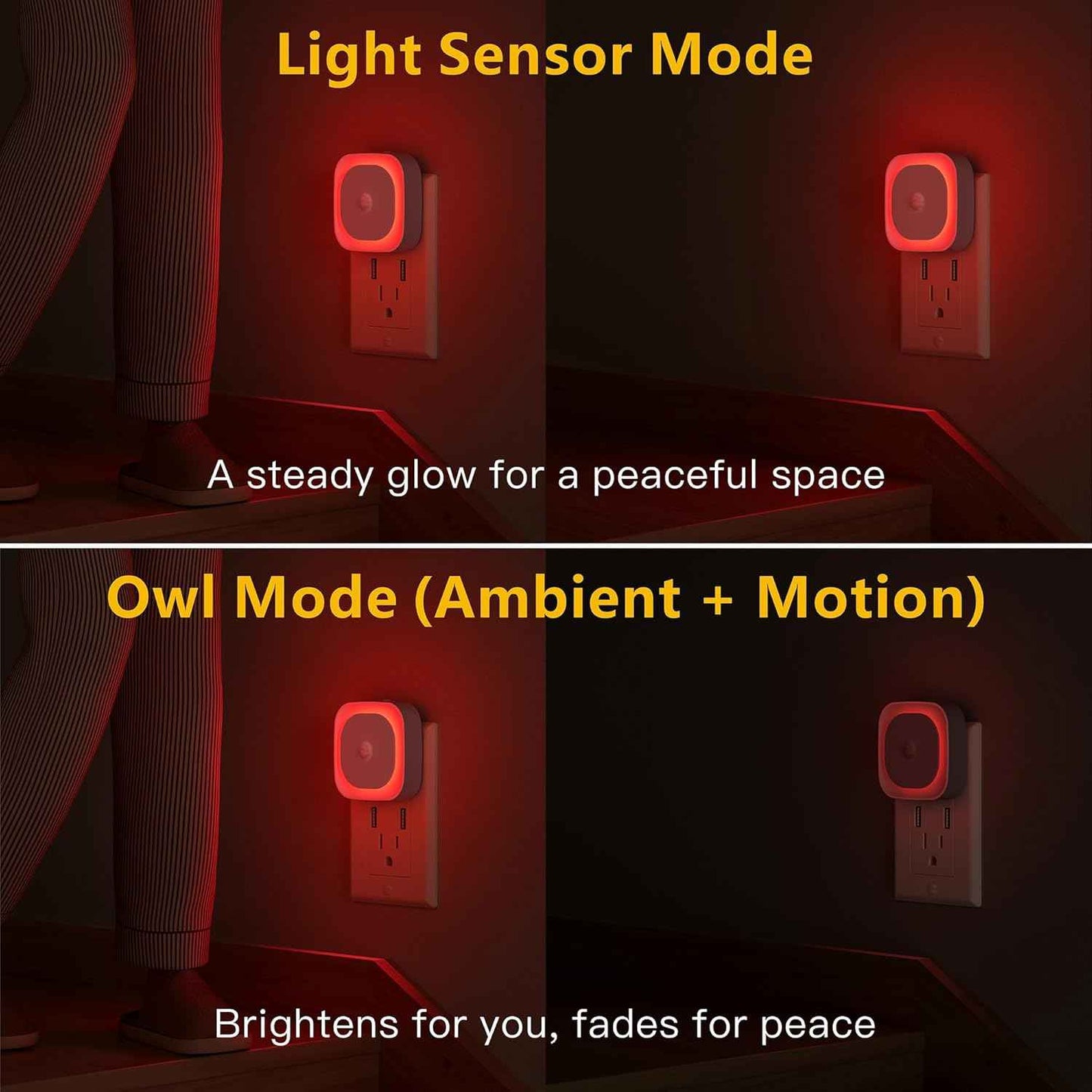 EverBrite LED Plug in Night Light Gift Set, 2 Pack in 7 Colors Affordable Practical Present for Mom Grandma and Housewarming