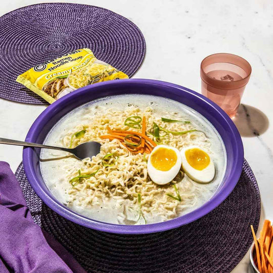 Maruchan Ramen Chicken, Instant Ramen Noodles Desk Lunch for Office, 3-Minute Ready to Eat Meals for Busy Workdays (24 Count)