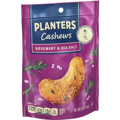 PLANTERS Dill Pickle Cashews Resealable Bags - Desk Drawer Snack to Beat the 3PM Slump