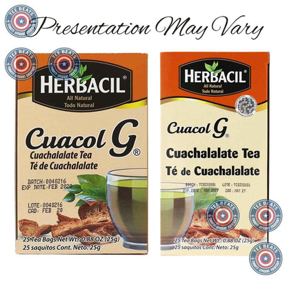 Herbacil Te de Cuachalalate – Evening Wind-Down Herbal Tea for Caffeine-Free Relaxation Rituals