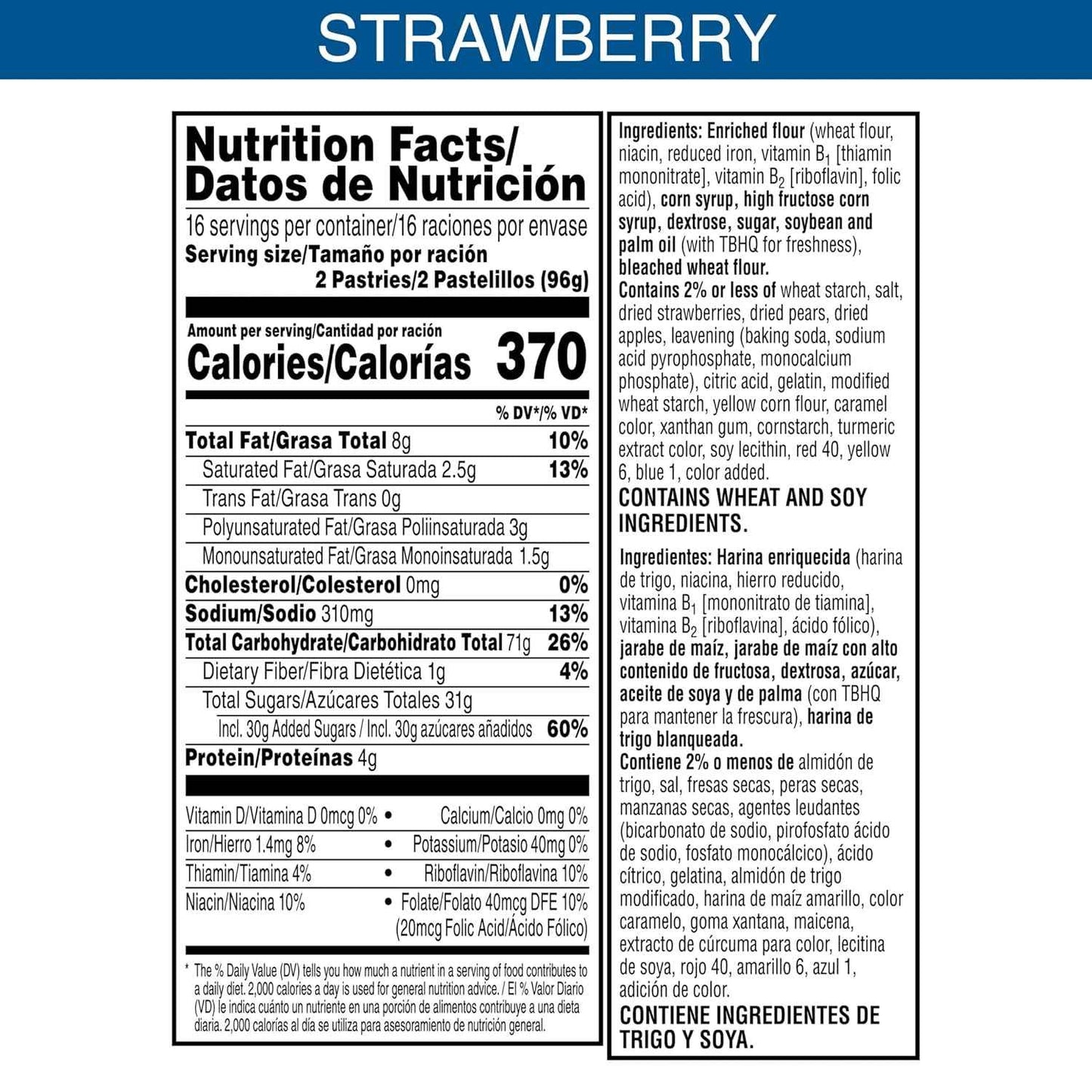Pop-Tarts Frosted Strawberry Toaster Pastries 32ct – Sweet Treat to Pair with Coffee for a Mindful Morning Ritual