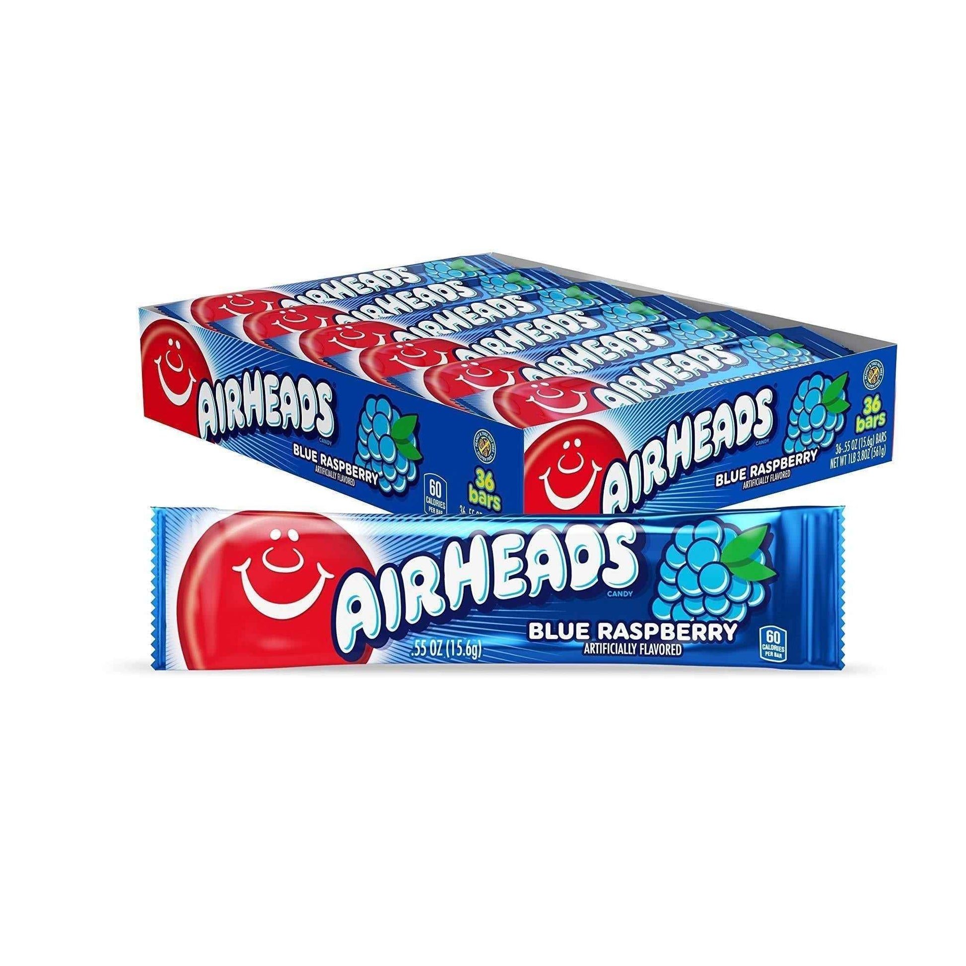 Airheads Cherry Taffy – Gluten-Free and Kosher Certified Snack for Dietary Wellness, Individually Wrapped 36 Pack