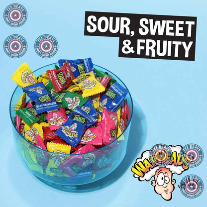WARHEADS Extreme Sour Hard Candy Five Flavor Assortment 2 oz Bag Care Package Snack for Teens and College Students