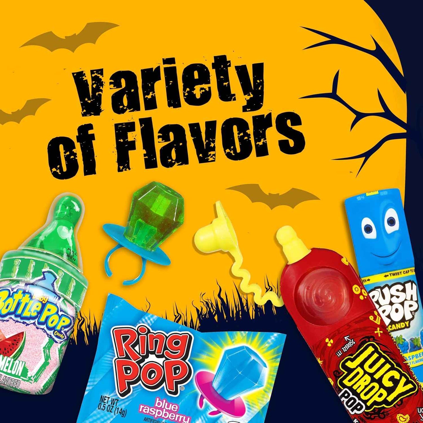 Bazooka Candy Companies Retro Candy Gift Box – Nostalgic 90s Variety Pack for Care Packages, Stocking Stuffers and Thoughtful Surprise Gifts